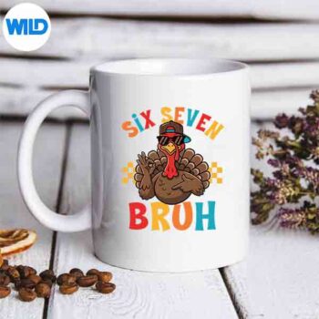 SixSevenBruh67MemeTurkeyThanksgivingGirlmug