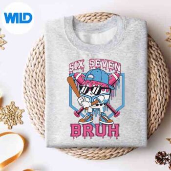 SixSevenBruhMemeBaseballIceCreamDrip67Forsweater