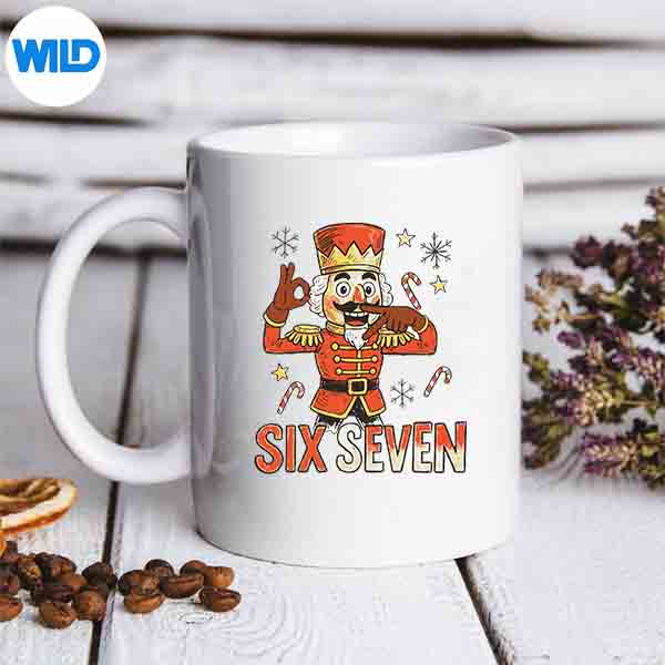 Six Seven Meme Christmas Nutcracker SVG Cut File