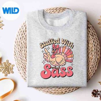 Stuffed With Sass Turkey Girl Thanksgiving Toddler PNG SVG for Cricut 4 StuffedWithSassTurkeyGirlThanksgivingToddlersweater