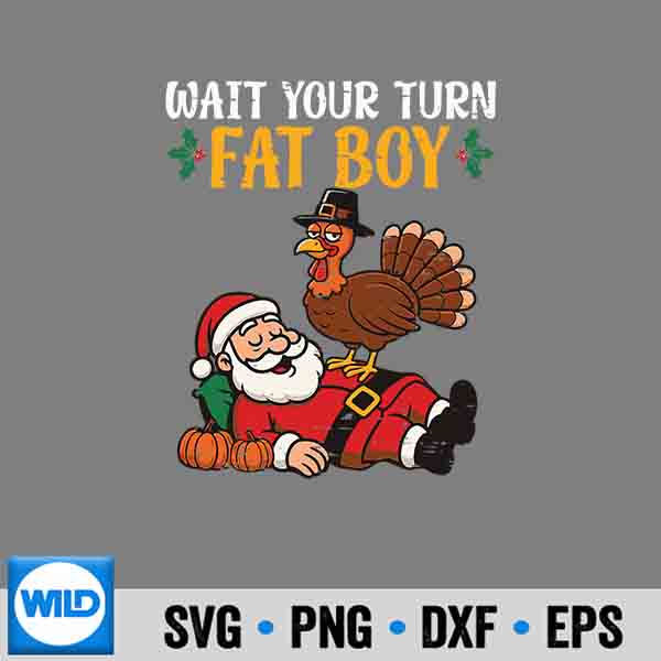 Thanksgiving Christmas Turkey Vs Santa Digital Download 7 ThanksgivingChristmasTurkeyVsSanta