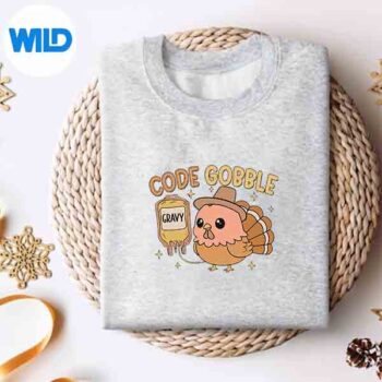 ThanksgivingNurseCodeGobbleRnCnasweater