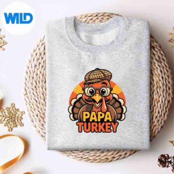 ThanksgivingPapaTurkeyFamilyMatchingsweater