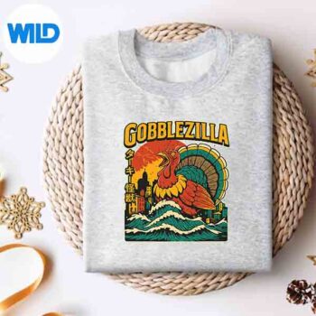 ThanksgivingTurkeyDayGobblezillaVintagesweater