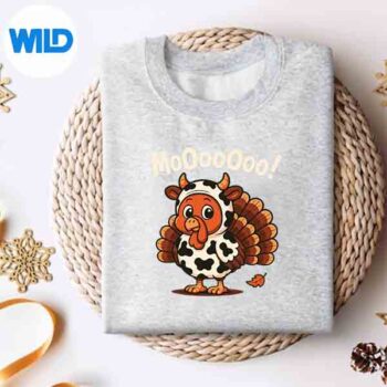 Thanksgiving Turkey Moo Cow Disguise PNG SVG for Cricut 4 ThanksgivingTurkeyMooCowDisguisesweater