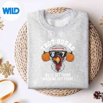 Thanksgiving Turkey Running 67 Meme Trot Squad Fall SVG Cut File 4 ThanksgivingTurkeyRunning67MemeTrotSquadFallsweater