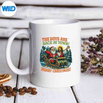 The Are Back In Town Merry Christmas Silhouette SVG PNG 5 TheAreBackInTownMerryChristmasmug