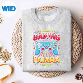 This Is My Gaming Pajama Gamepad Video Game Gamer Silhouette SVG PNG 4 ThisIsMyGamingPajamaGamepadVideoGameGamersweater
