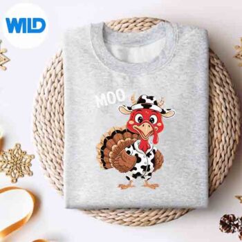 Turkey Moo Adult Thanksgiving Day SVG PNG Digital Download 4 TurkeyMooAdultThanksgivingDaysweater