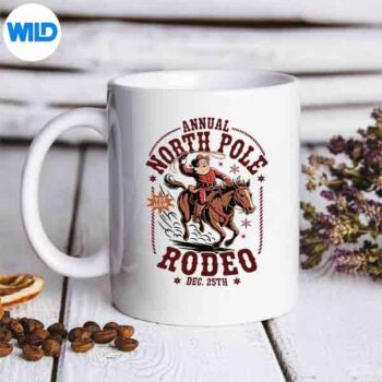 Vintage Annual North Pole Rodeo Santa Cow Christmas SVG PNG 5 VintageAnnualNorthPoleRodeoSantaCowChristmasmug