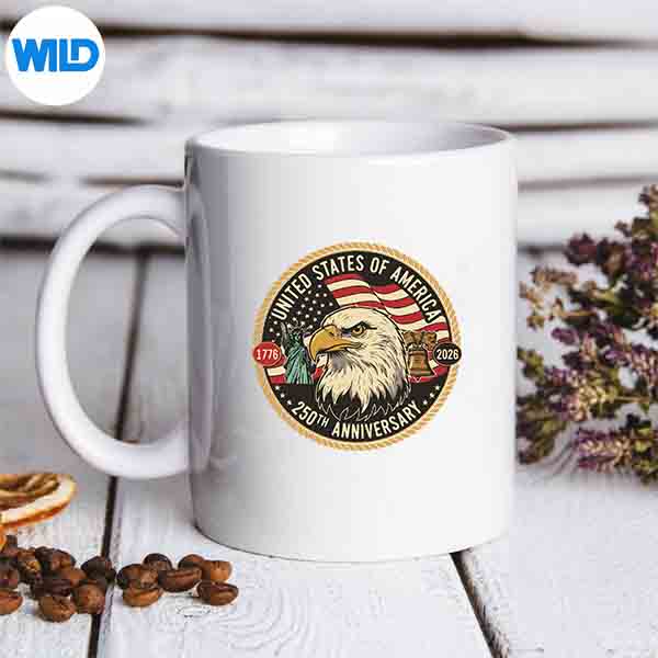 Vintage Eagle And Usa Flag 250 Years 1776 2026 Anniversary Digital Download 7 VintageEagleAndUsaFlag250Years17762026Anniversarymug