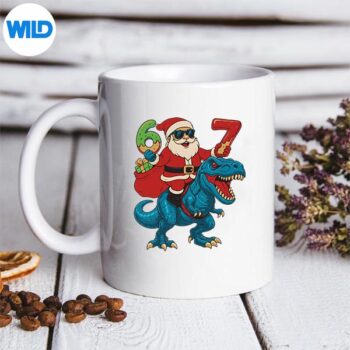 67Christmas67MemeSantaSixSevenXmasGirlsmug