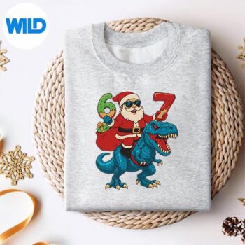 67Christmas67MemeSantaSixSevenXmasGirlssweater