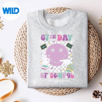 67DaysOfSchoolMeme100thDayOfSchoolVibesSmileFacesweater