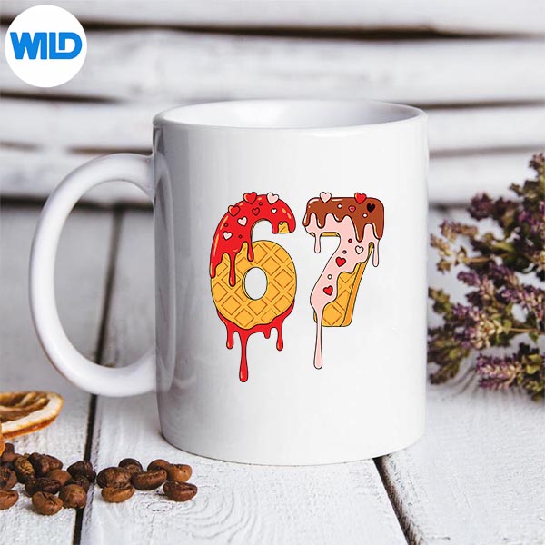 67 Ice Cream Drip Meme Six Seven Valentine Days Digital Design 3 67 Ice Cream Drip Meme Six Seven Valentine Days Digital Design - Image 3