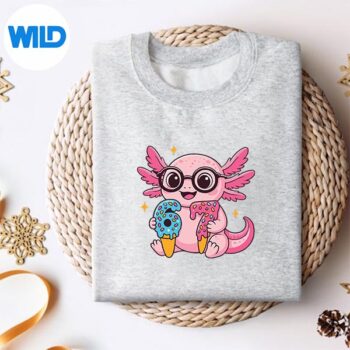 67MemeAxolotlSixSevenAxolotlLoverForGirlssweater