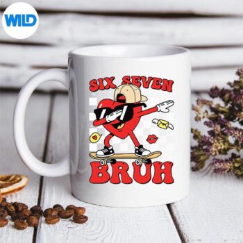 6 7 Meme Heart Six Seven Bruh 67 Valentines Day Silhouette SVG PNG Cut File 5 67MemeHeartSixSevenBruh67ValentinesDaymug