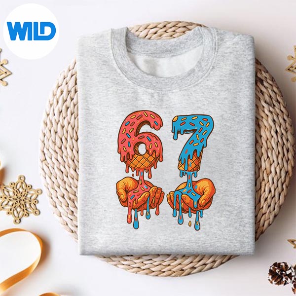 6 7 Meme Ice Cream Drip Gen Alpha Slang Trending Silhouette SVG PNG Cut File 2 6 7 Meme Ice Cream Drip Gen Alpha Slang Trending Silhouette SVG PNG Cut File - Image 2