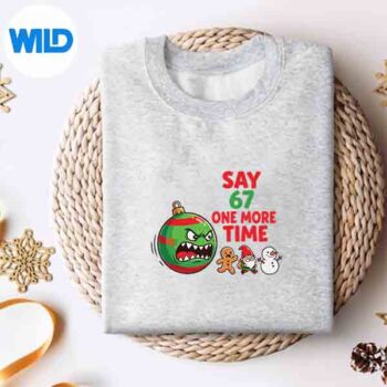 67SixSevenChristmas67MemeJokesweater