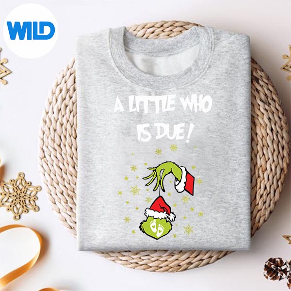 A Little Who Is Due Christmas Pregnancy Announcement SVG PNG Digital Download 2 A Little Who Is Due Christmas Pregnancy Announcement SVG PNG Digital Download - Image 2
