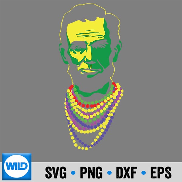 AbrahamLincolnMardiGrasVintage