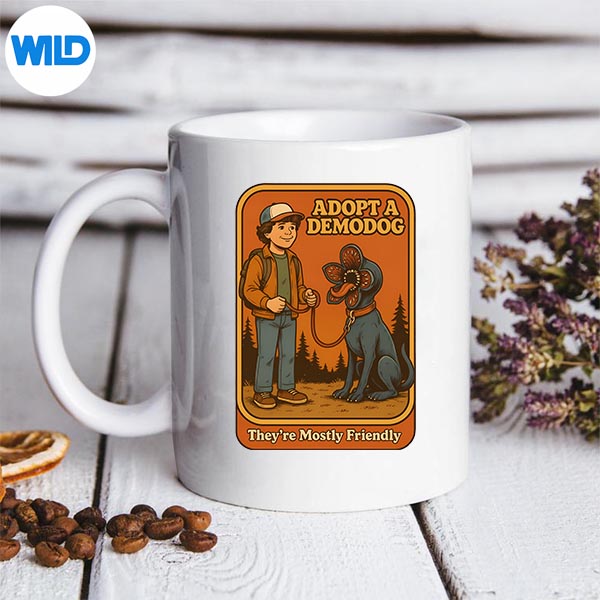 Adopt A Demodog Retro Poster Stranger Things SVG PNG Cut File 3 Adopt A Demodog Retro Poster Stranger Things SVG PNG Cut File - Image 3