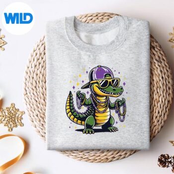 AligatorCrocodilesMardiGrasCostumeMardiGrassweater