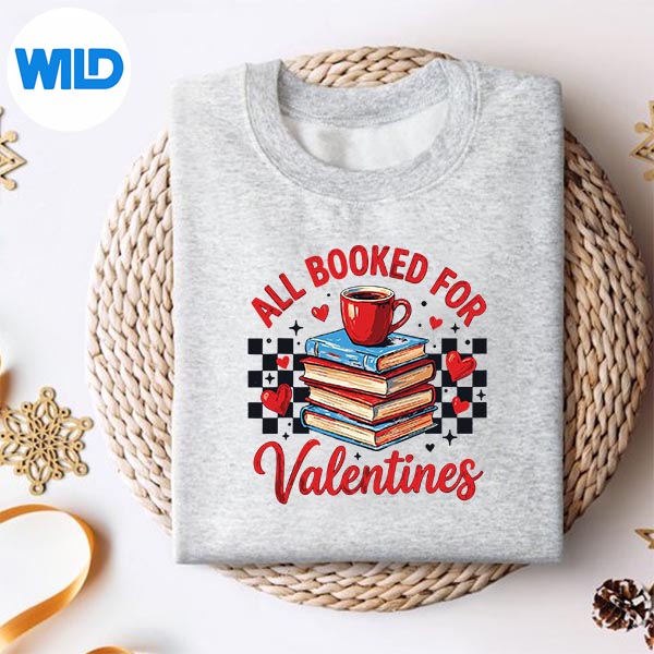 All Booked For Valentines Book Lovers Teacher Student SVG PNG Cut File 2 All Booked For Valentines Book Lovers Teacher Student SVG PNG Cut File - Image 2