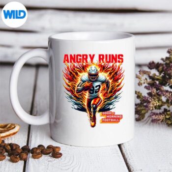 AngryRunsGoodMorningFootballSportLoverVintagemug