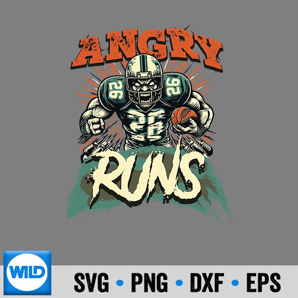 AngryRunsGoodMorningFootballSportsLoverFootball