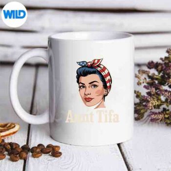 Aunt Tifa Patriotic Rosie Style SVG PNG Download 5 AuntTifaPatrioticRosieStylemug