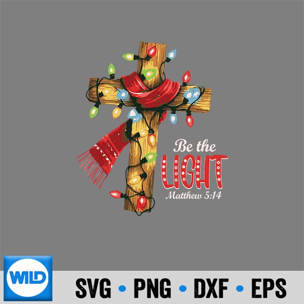 BeTheLightChristianChristmasCross