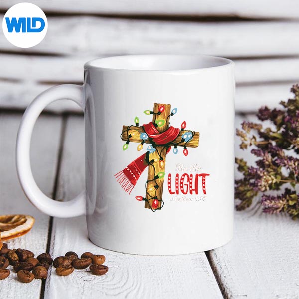 Be The Light Christian Christmas Cross Cut File 3 Be The Light Christian Christmas Cross Cut File - Image 3