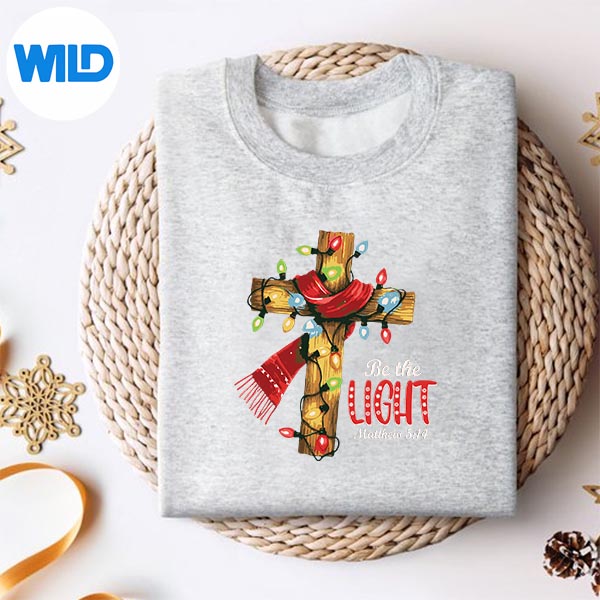 Be The Light Christian Christmas Cross Cut File 2 Be The Light Christian Christmas Cross Cut File - Image 2