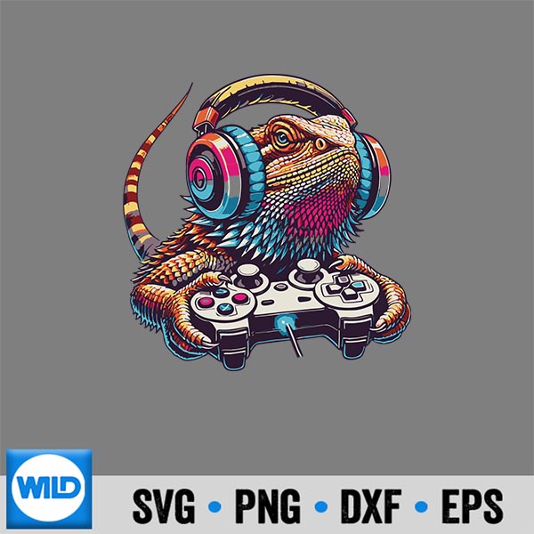 BeardedDragonGamerLizardGamingVideoGames