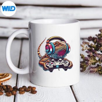BeardedDragonGamerLizardGamingVideoGamesmug