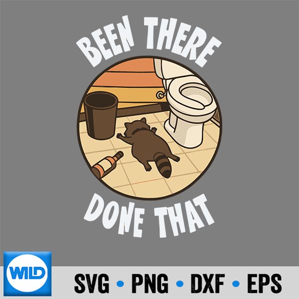 Been There Done That Drunk Racoon Bathroom Design for Cricut 6 BeenThereDoneThatDrunkRacoonBathroom