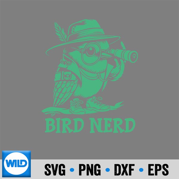 Bird Nerd Birdwatcher Birder Birdwatching Lover SVG PNG Digital Design 6 BirdNerdBirdwatcherBirderBirdwatchingLover