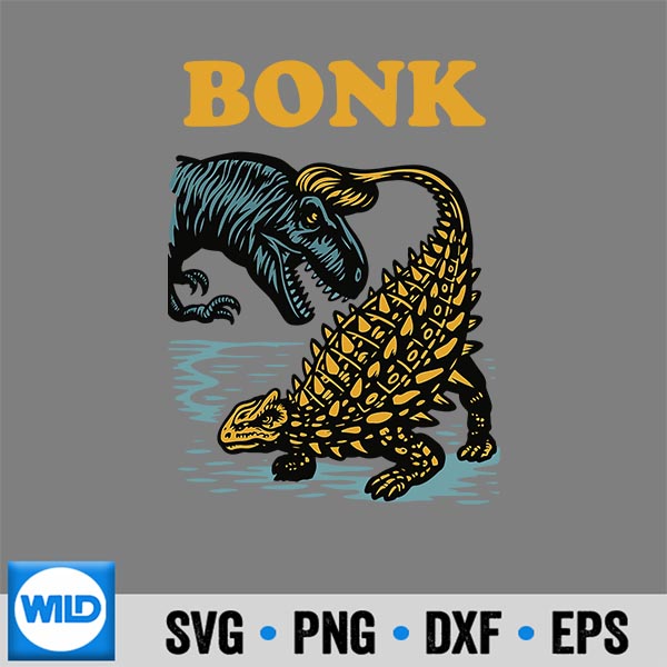 BonkDinosaurPrehistoricHumorVintage