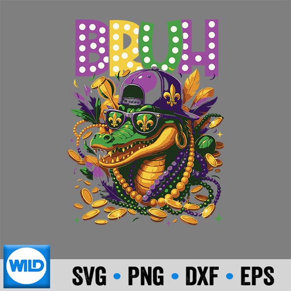 BruhAlligatorMardigatorMardiGrasGirl