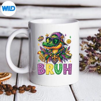 BruhAlligatorMardigatorMardiGrasSixSevenmug