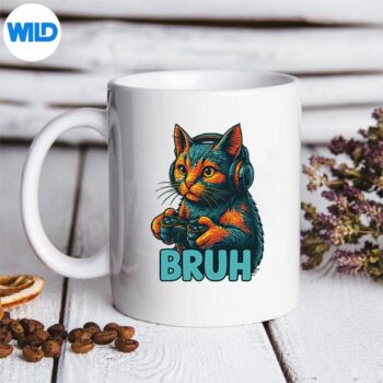 BruhCatGamerVideoGamesGamingmug