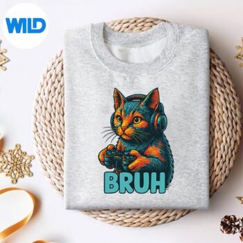 BruhCatGamerVideoGamesGamingsweater