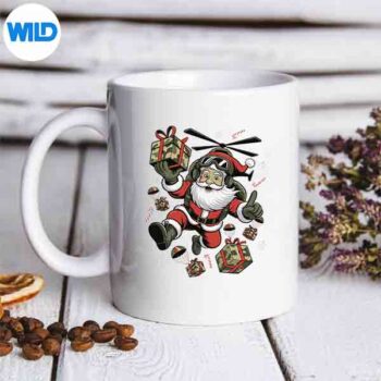 CamouflageSantaClausChristmasCamoXmasmug