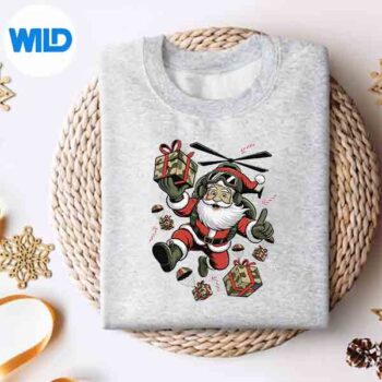 CamouflageSantaClausChristmasCamoXmassweater