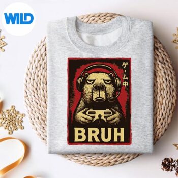 CapybaraGamerBruhGamingVintagesweater