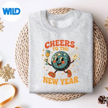 CheersToTheNewYear2026RetroPartysweater