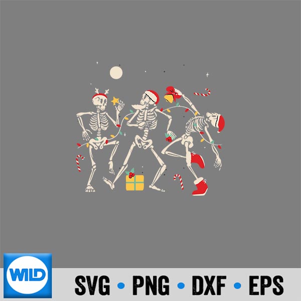 Christmas Dancing Skeletons Xmas Humor Adult SVG PNG 7 ChristmasDancingSkeletonsXmasHumorAdult