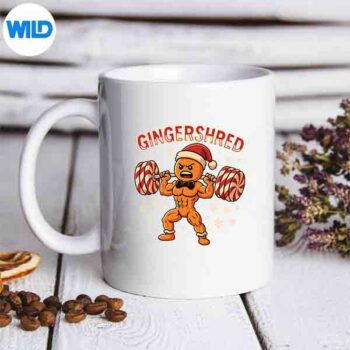 Christmas Gym Gingerbread Gingershred Xmas Workout Cut File 5 ChristmasGymGingerbreadGingershredXmasWorkoutmug