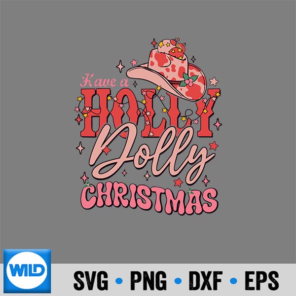 ChristmasHaveAHollyChristmasJollyCowgirlXmas